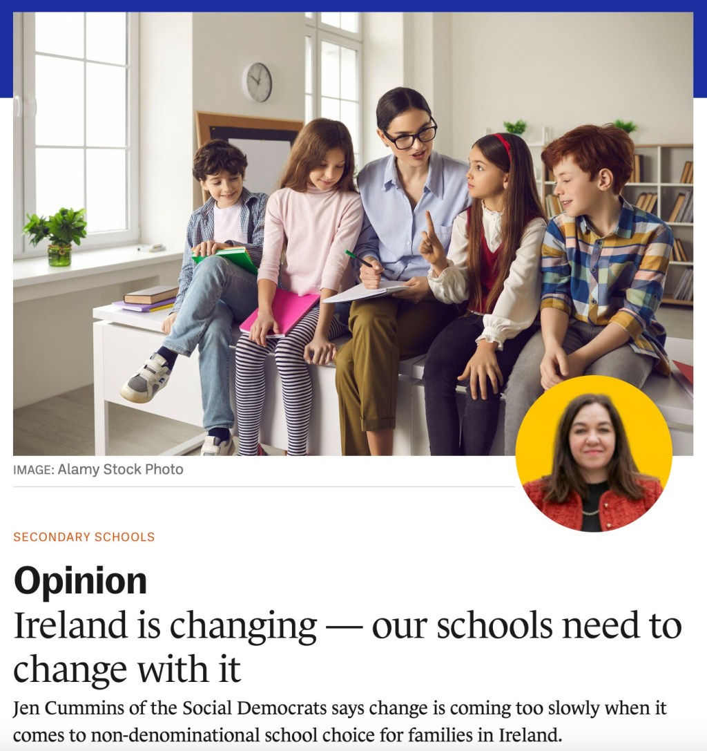 Ireland is Changing our Schools need to Change with&nbsp;it
